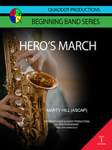 Hero's March Concert Band sheet music cover